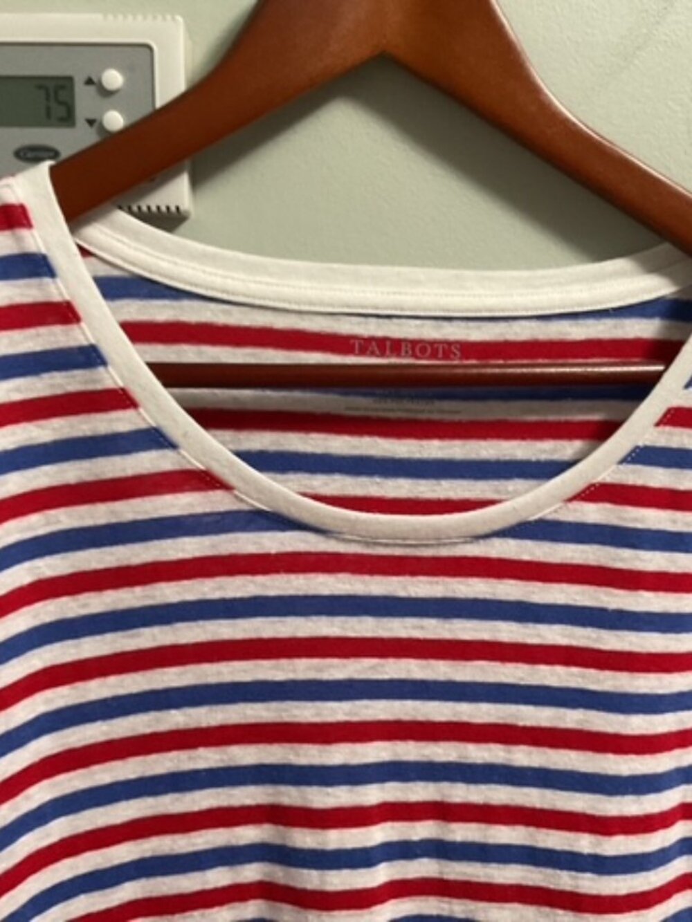 Talbots Linen T-shirt. PXL